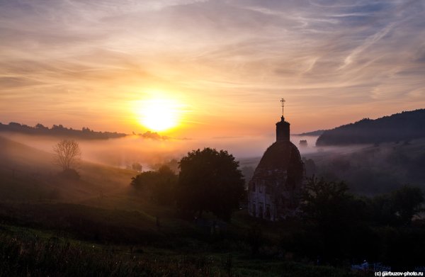 Храмы Тулы на рассвете