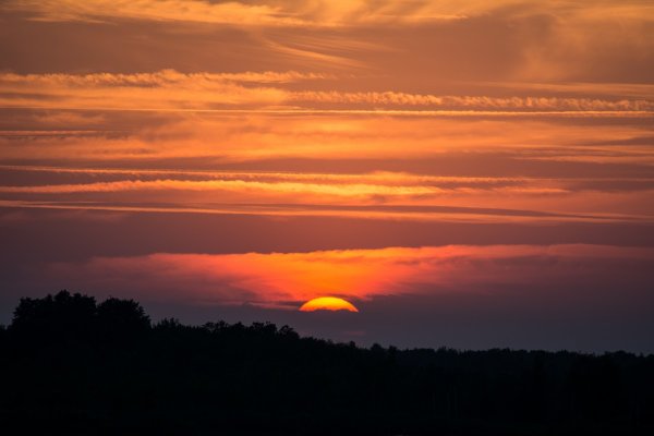 Солнце село