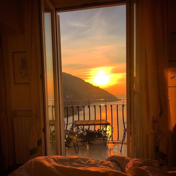 Рассвет с балкона