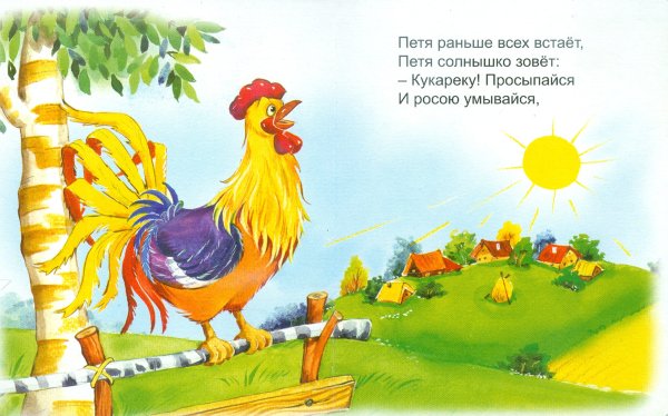 Петушок на заборе