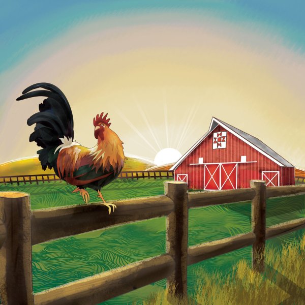 Петухи Деревенские домики
