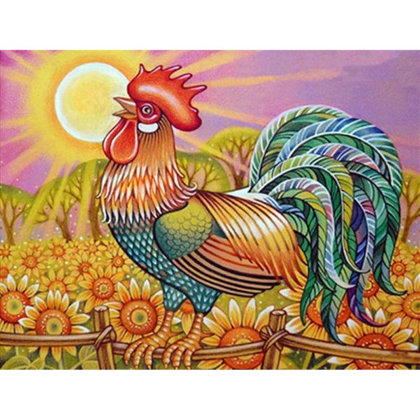 Петух на заборе