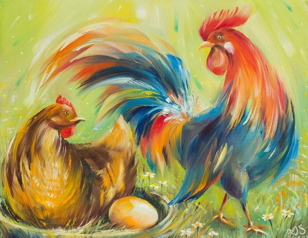 Петушок и солнышко