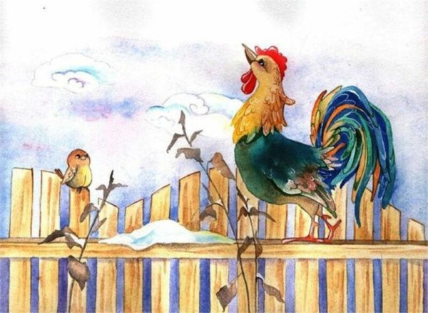 Петух и солнце