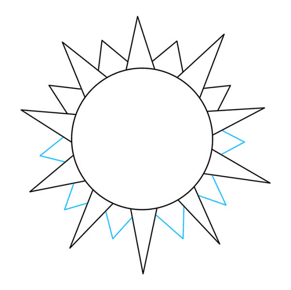 Солнце рисунок