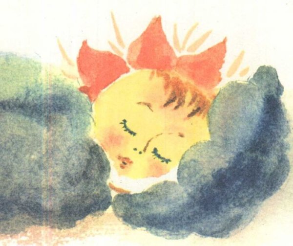 Солнышко спит рисунок