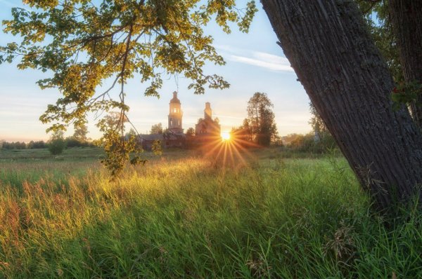 Природа летом рассвет