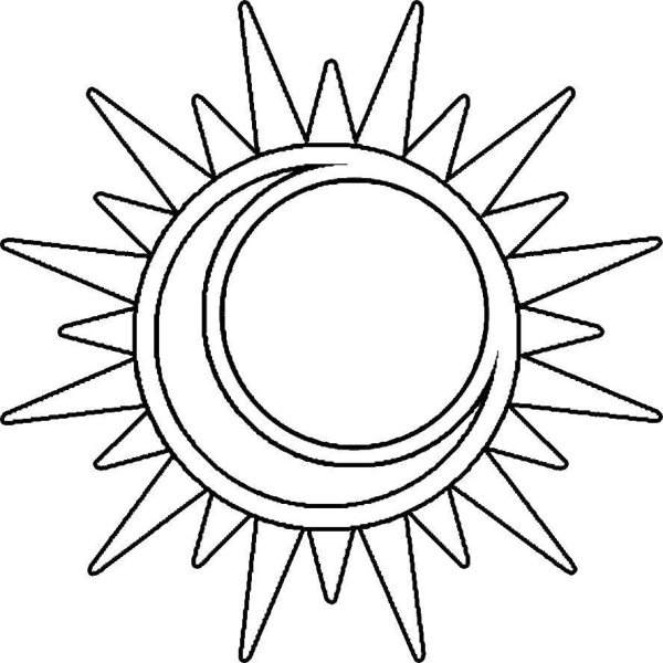 Солнце эскиз