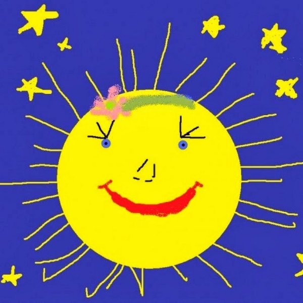 Рисование солнышко