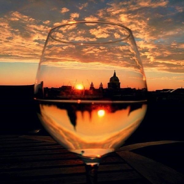 Вино на закате