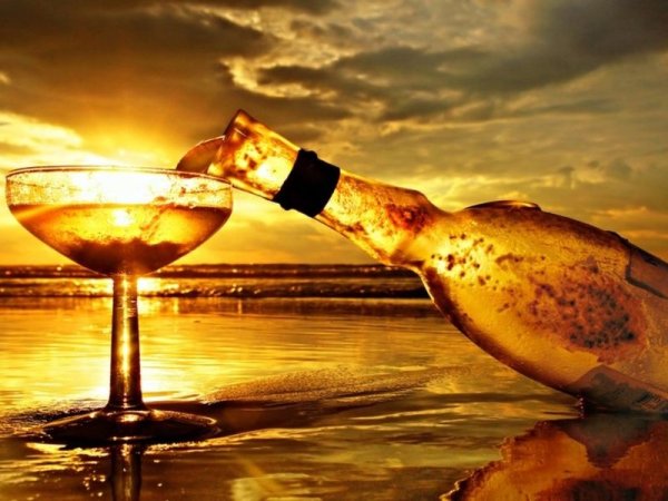 Вино на закате