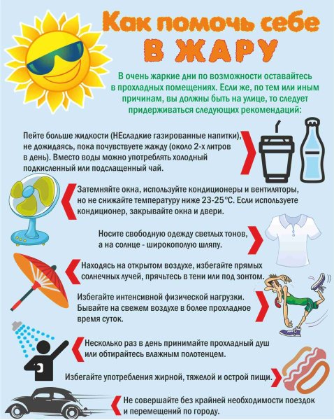 Безопасность в жаркую погоду для детей