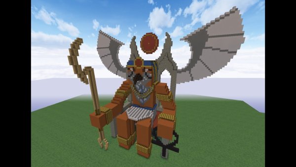 Бог солнца в МАЙНКРАФТЕ