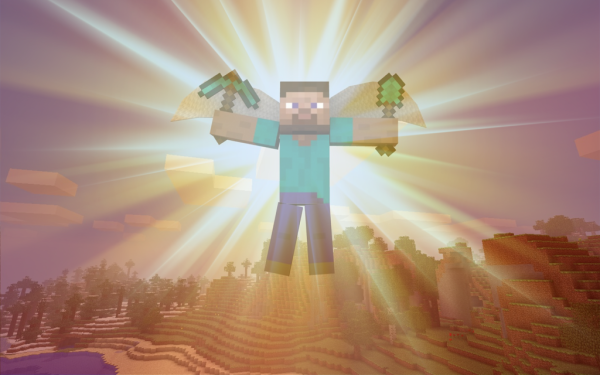 Стив Бог майнкрафт