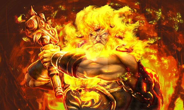 Гелиос Бог солнца арт