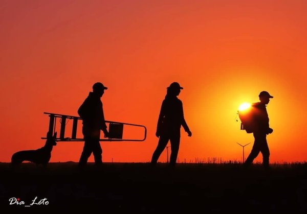 Мужик ворует солнце