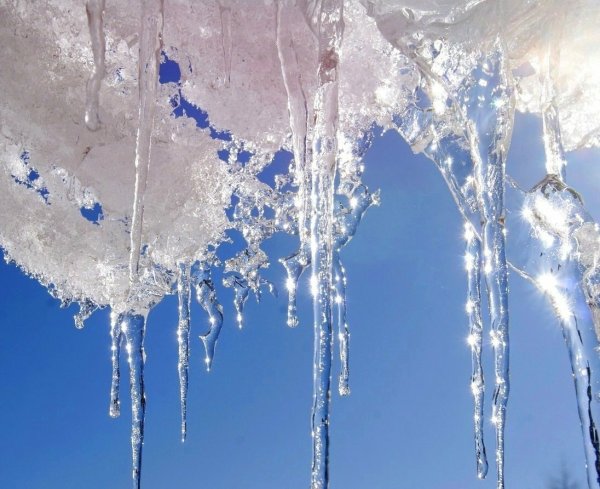 Природное явление сосульки