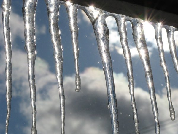 Капель весной