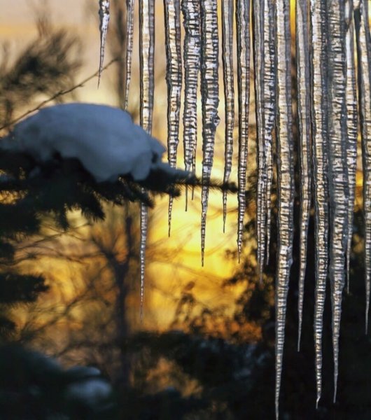 Красивые сосульки