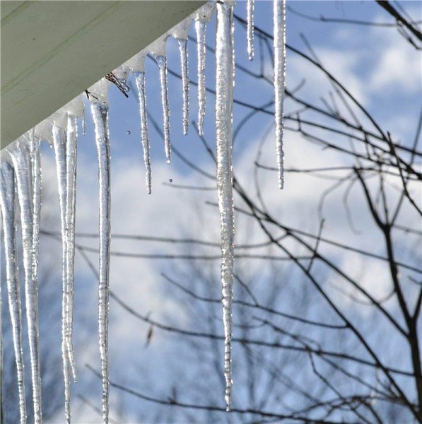 Красивые сосульки