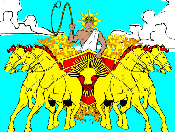 Греческий Бог солнца Гелиос