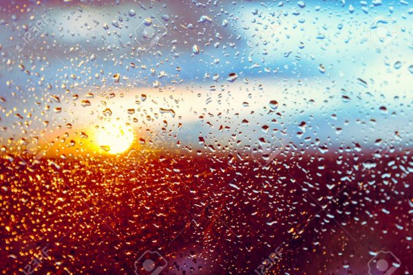 Осенние капли дождя