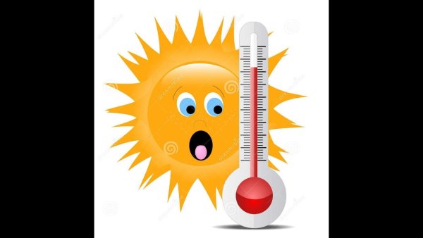 Термометр жара вектор