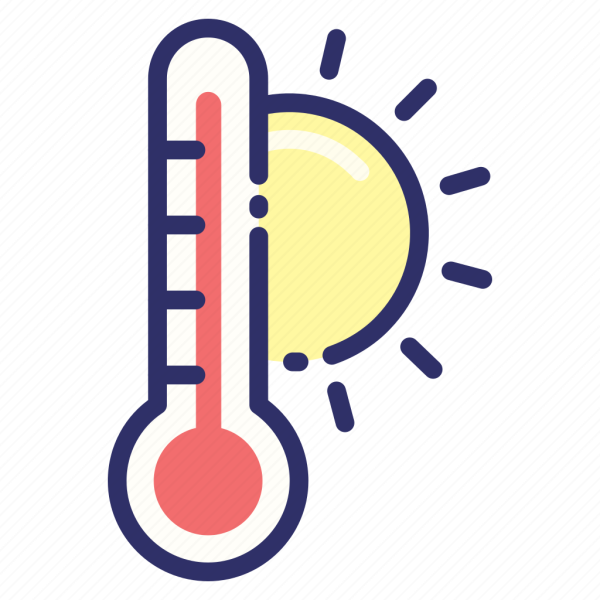 Тепло градусник