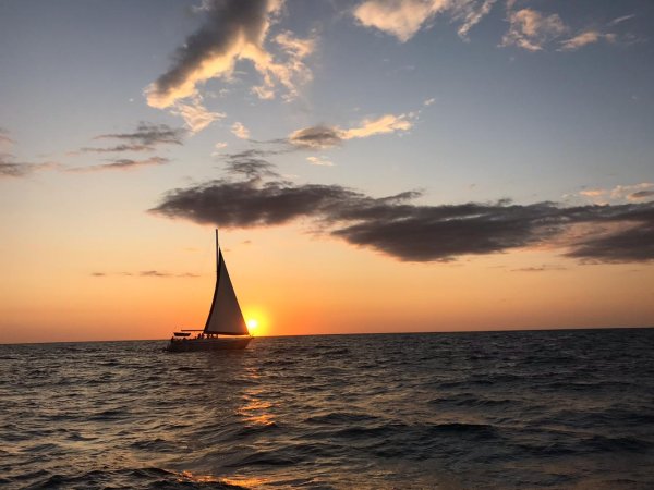 Закат солнца вручную фото