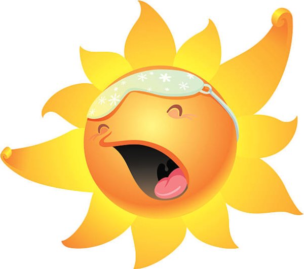 Солнышко зевает