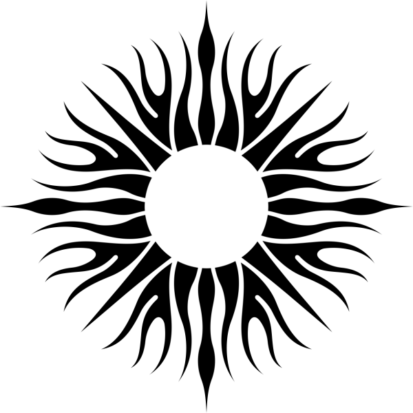 Орнамент в виде солнца