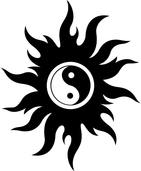Чёрное солнце тату эскизы