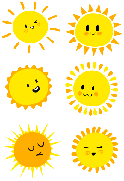 Солнышко мультяшное