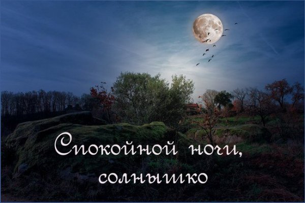 Спокойнойночки солнышко