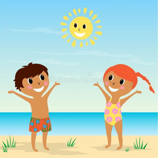 Солнечные ванны для детей