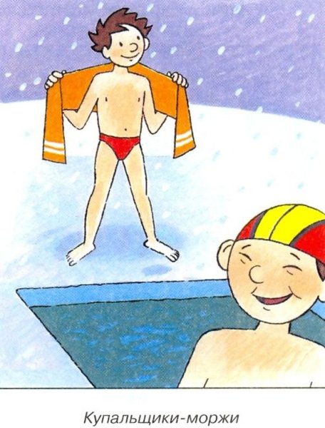 Закаливание рисунок