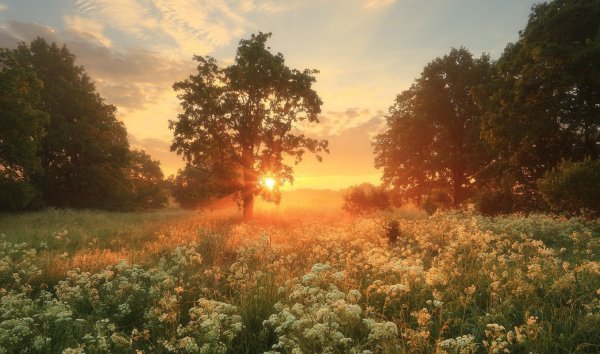 Лучи солнца