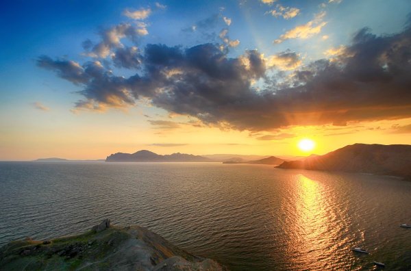 Море Крым закат