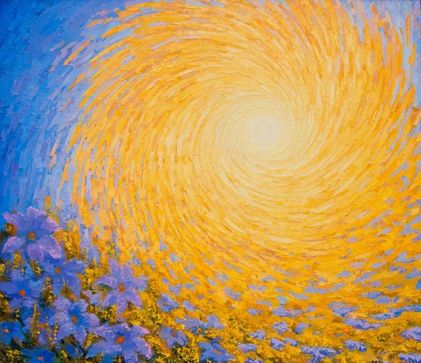 Картина солнце