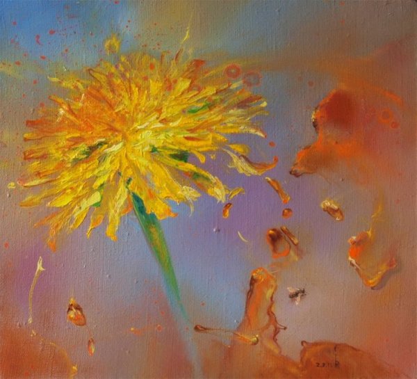 Роман Величко художник картины с одуванчиками