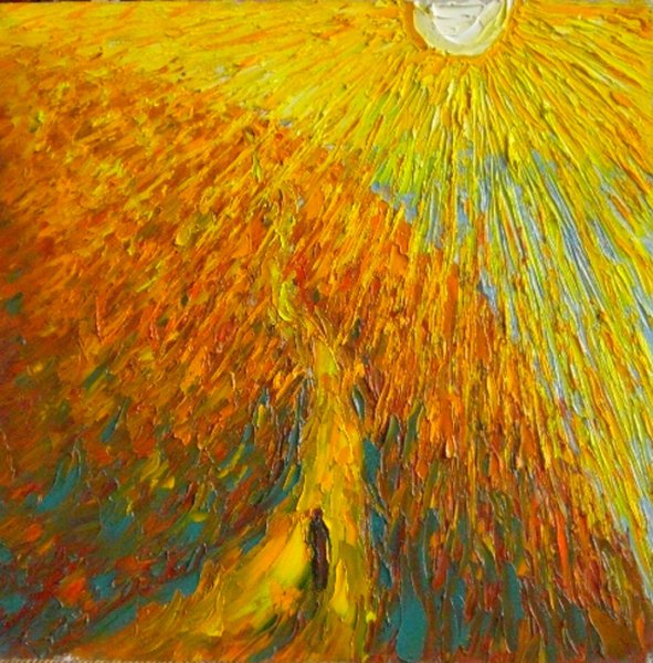 Солнце живопись