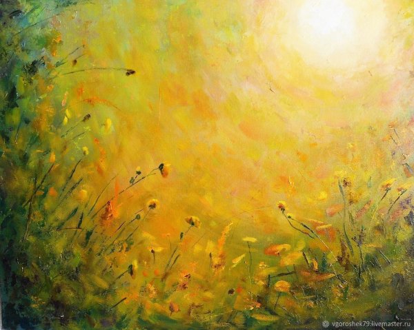 Солнце живопись