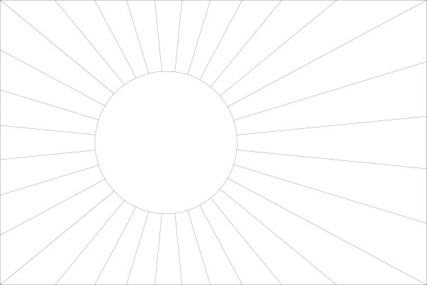 Солнце раскраска для детей