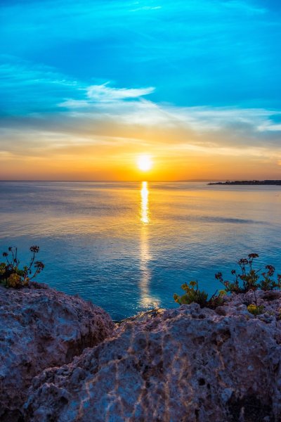 Закат над океаном