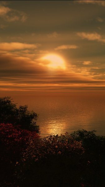 Красивый рассвет