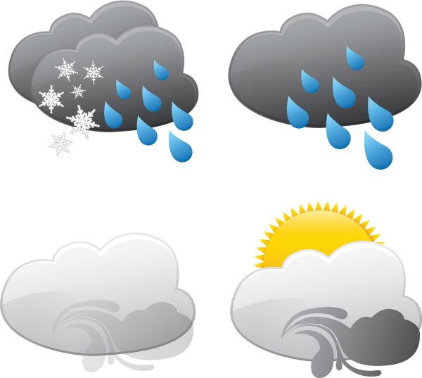 Погодные пиктограммы для детей