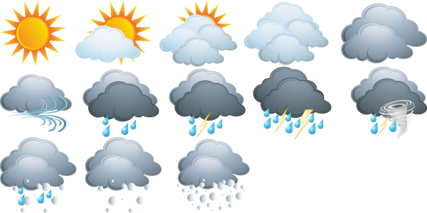 Погодные обозначения для дошкольников