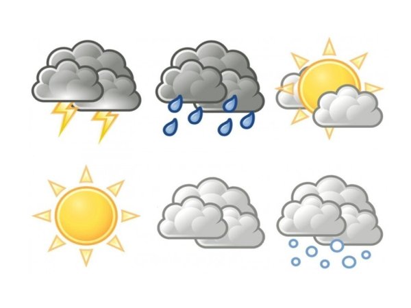 Осадки на прозрачном фоне