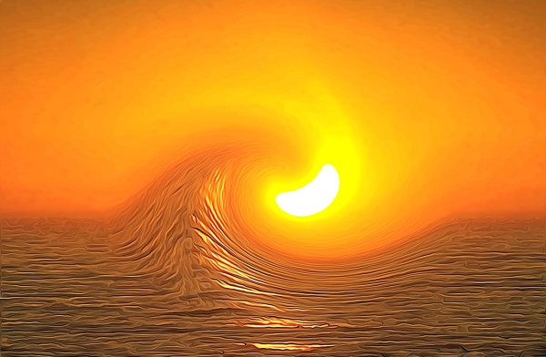 Оранжевое море