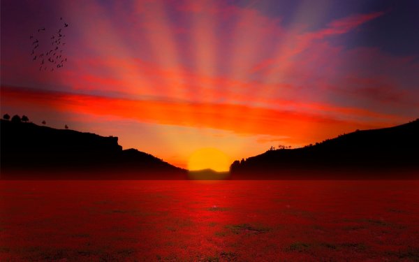 Закат солнца